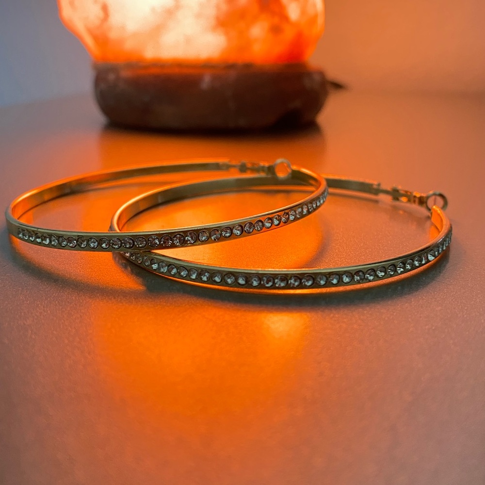 GUESS GOLD HOOPS
